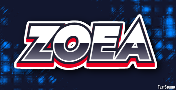 Zoea Effetto testo
