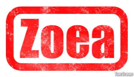 Zoea Effetto testo