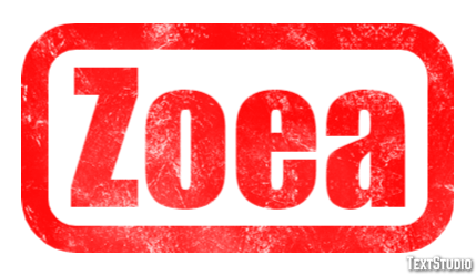 Zoea Effetto testo