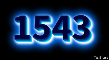 1543 Text Effect