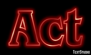 Act Text Effect