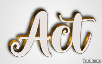 Act Text Effect