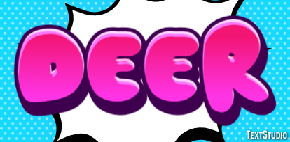 Deer Text effect