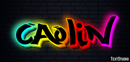 Caolin Efecto de Texto
