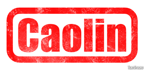 Caolin Text effect