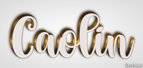 Caolin Text Effect