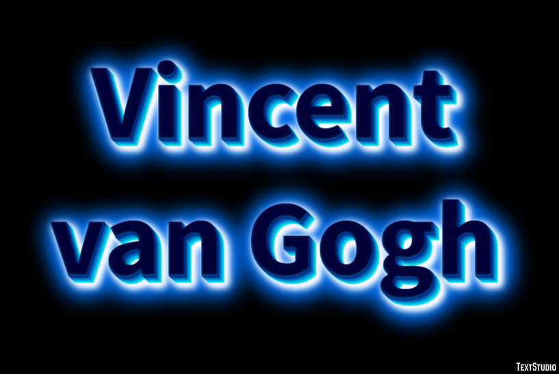 Vincent van Gogh Text Effect