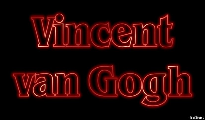 Vincent van Gogh Efeito do texto