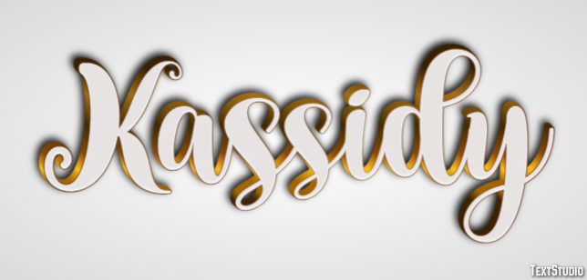 Kassidy Texteffekt