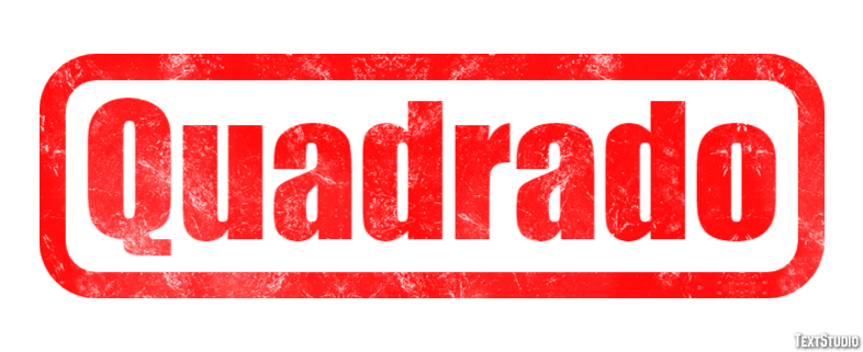 Quadrado Effetto testo