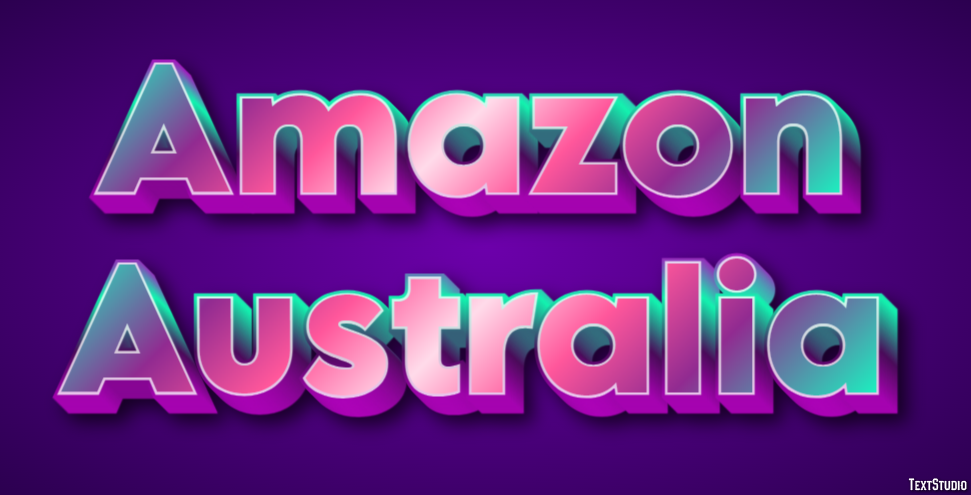 Amazon Australia Effetto testo
