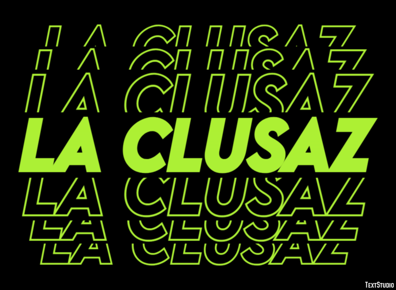 La Clusaz Efekt tekstowy