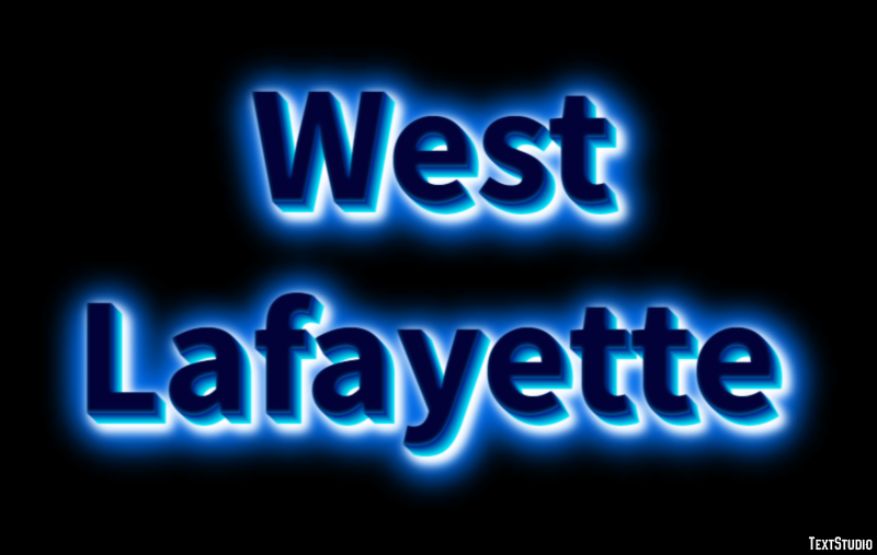 West Lafayette Efekt tekstowy