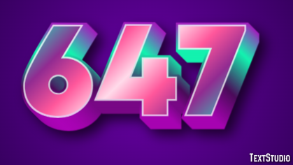 647 Efekt tekstowy