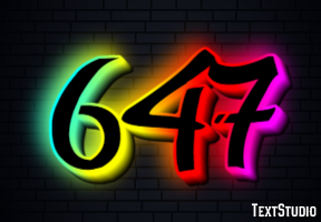 647 Efekt tekstowy