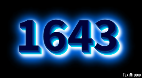 1643 Efeito de texto