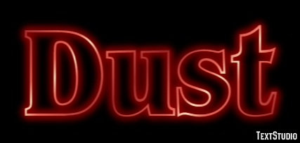 Dust Text Effect