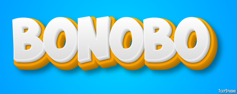 Bonobo Texteffekt
