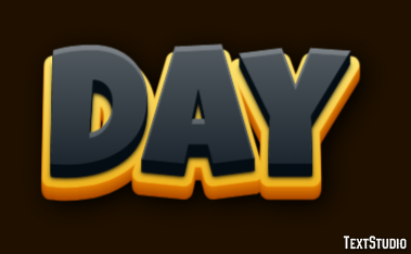 Day Text Effect
