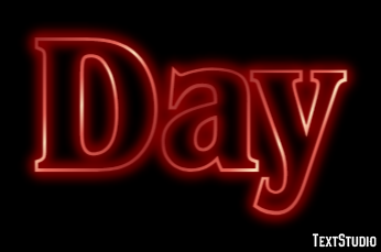 Day Texteffekt