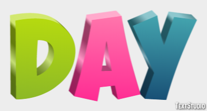 Day Texteffekt