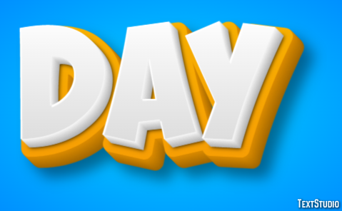 Day テキスト効果