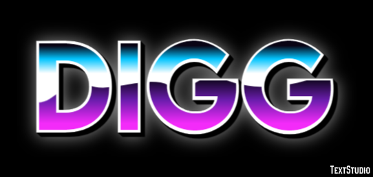 Digg Text effect