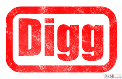 Digg Text effect