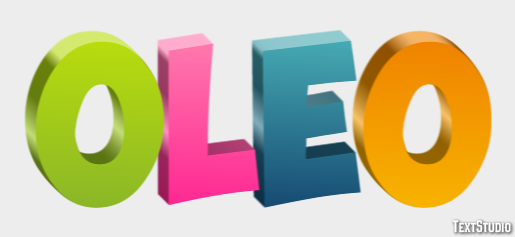 Óleo Text Effect