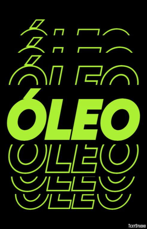 Óleo Effet de Texte