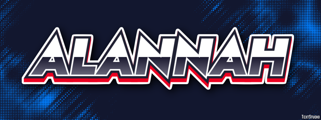 Alannah Text effect