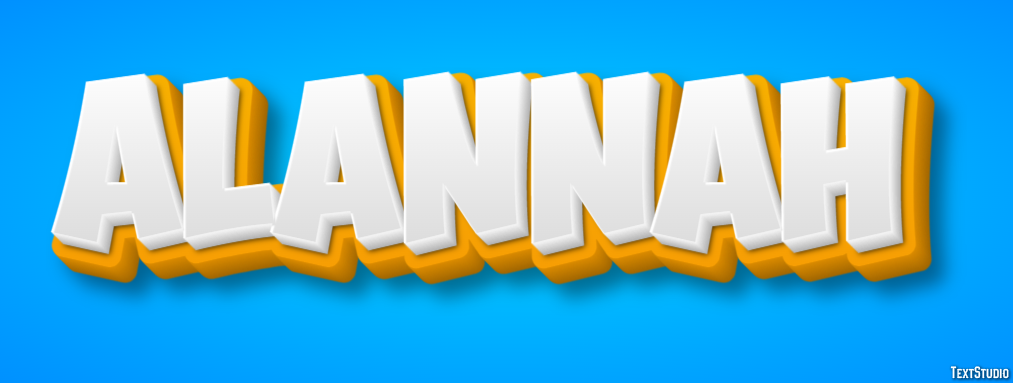 Alannah Text effect