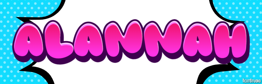 Alannah Text effect