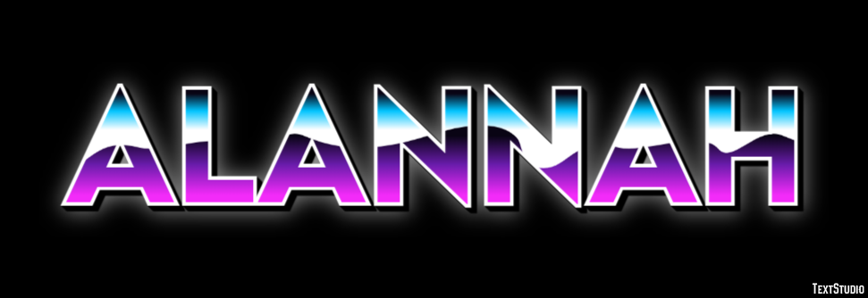 Alannah Text effect