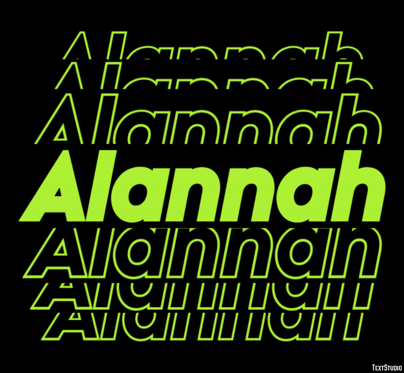 Alannah Efekt tekstowy