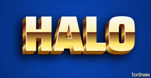 Halo Efecto de texto