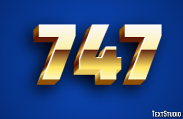 747 Effet de Texte
