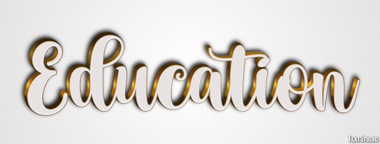 Education Efecto de Texto