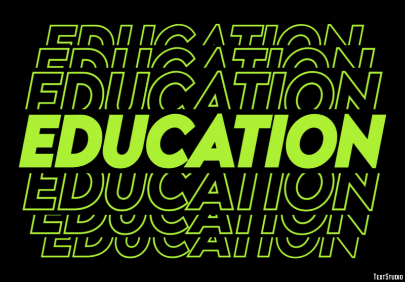Education Efecto de Texto