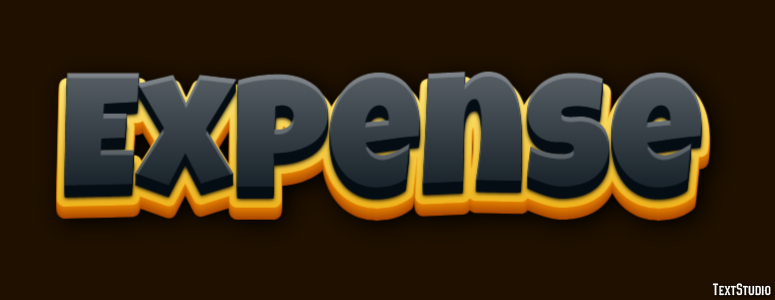 Expense Efecto de Texto
