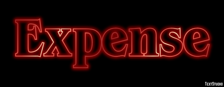 Expense Efecto de Texto