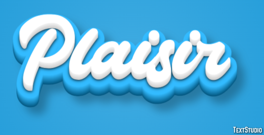 Plaisir Effet de texte