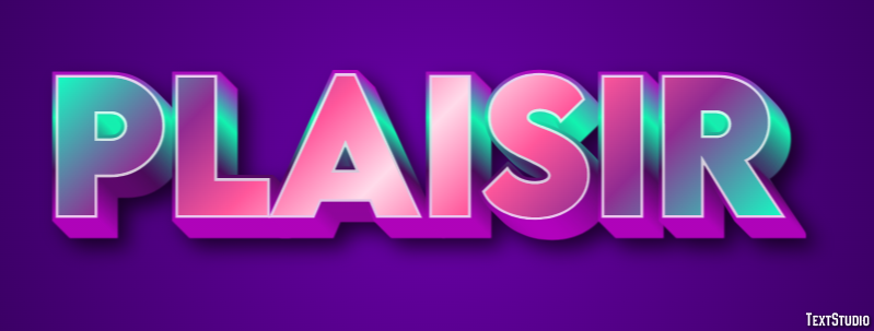 Plaisir Effet de texte