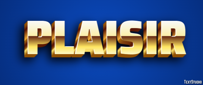 Plaisir Effet de texte