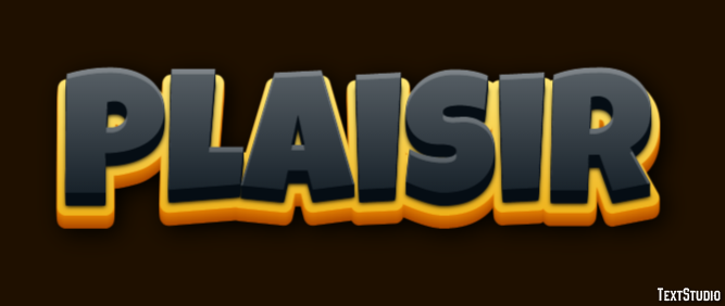 Plaisir Effet de texte