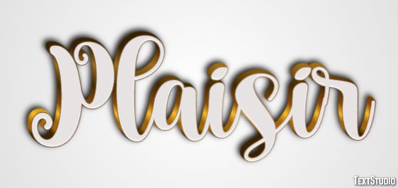 Plaisir Effet de texte