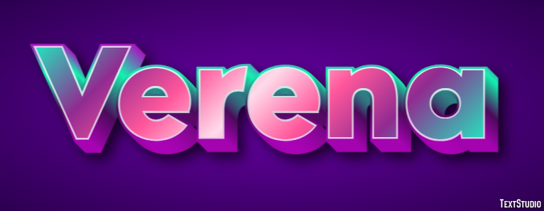 Verena Text effect