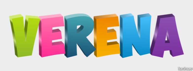 Verena Text effect