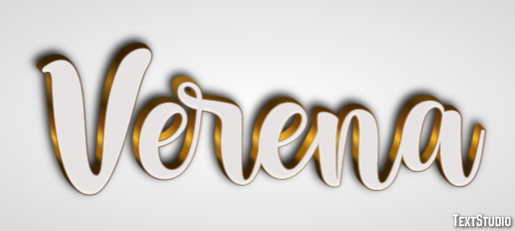 Verena Text effect