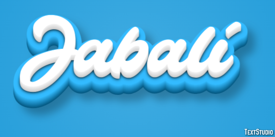 Jabalí Text Effect